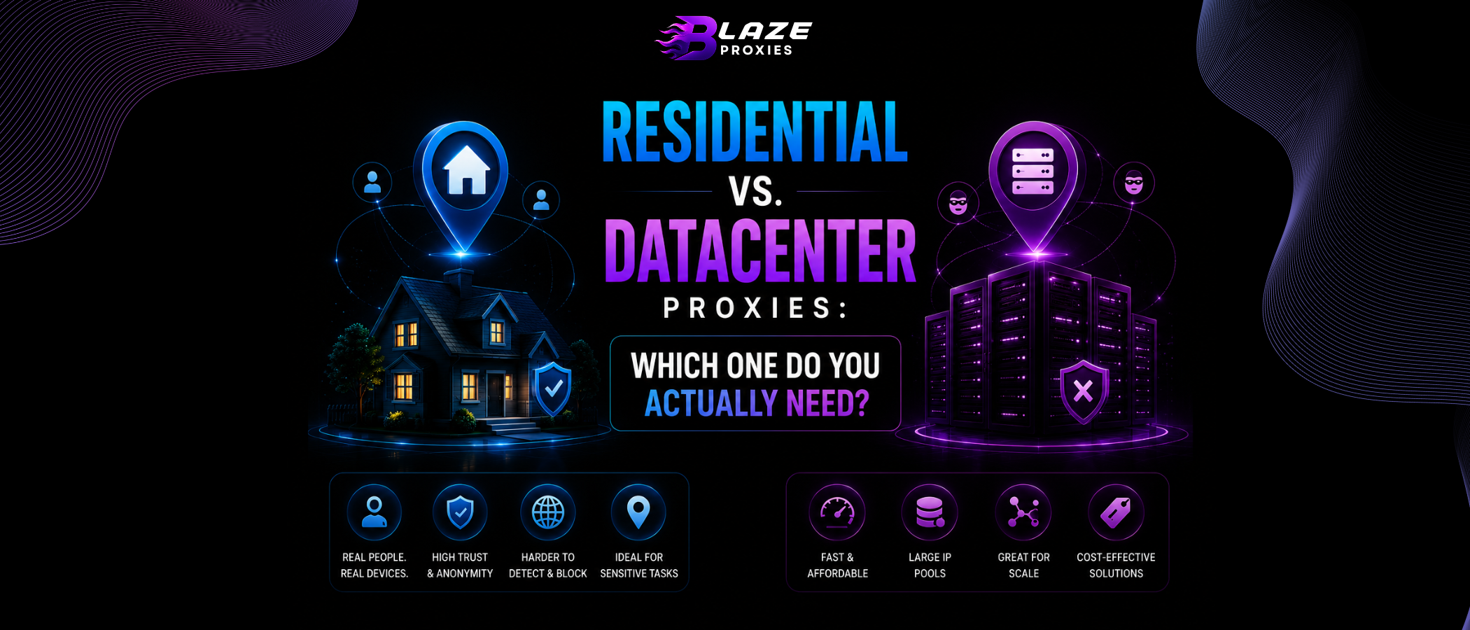 Comparing residential and datacenter proxies